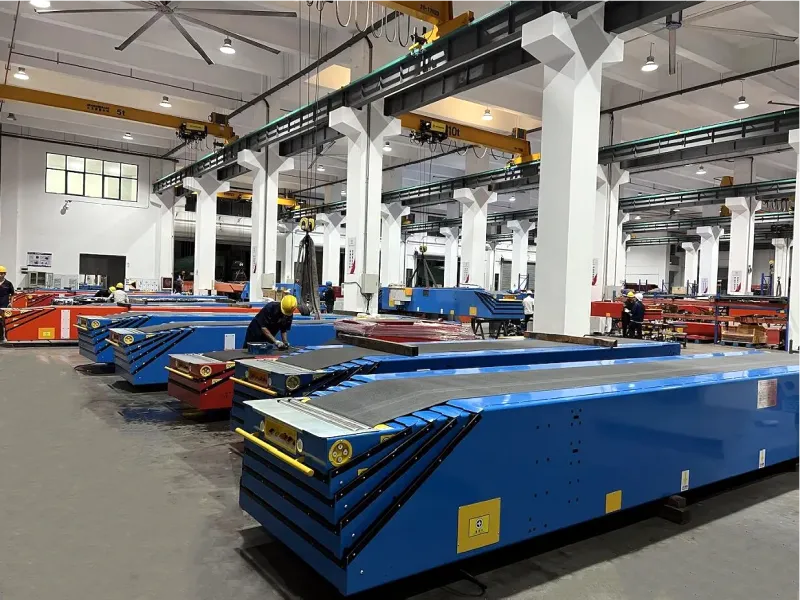 High Efficient Truck Loading Belt Conveyor in Logistic