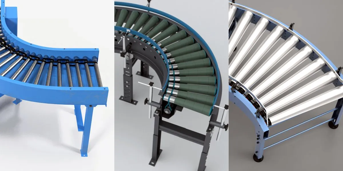 Curved Roller Conveyor
