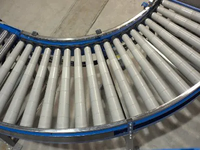 Curved Roller Conveyor