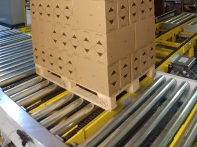 pallet roller conveyor