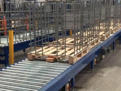 pallet roller conveyor