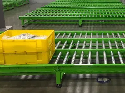 unpowered roller conveyor