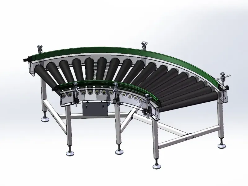 Curved Roller Conveyor Design
