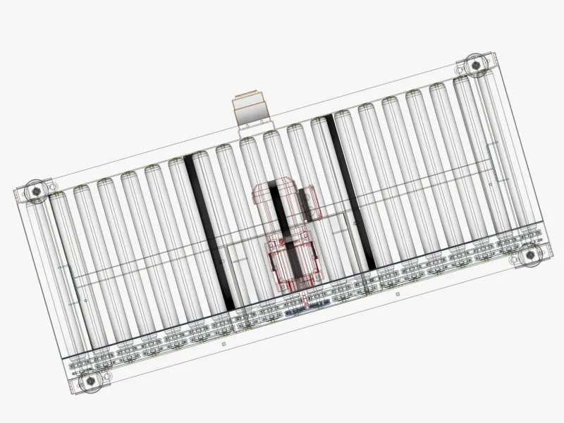 Heavy Duty Powered Roller Conveyor